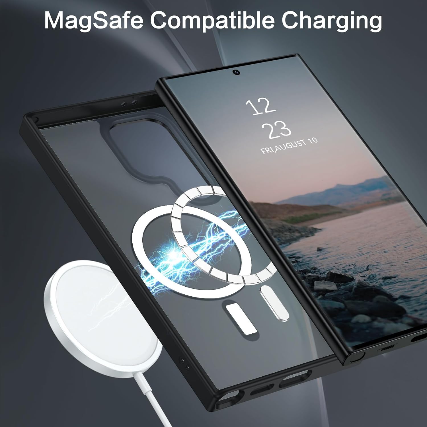 Matte Hybrid Magnetic MagSafe Case for Samsung Galaxy S24 Ultra Matte Hybrid Magnetic MagSafe Case for Samsung Galaxy S24 Ultra